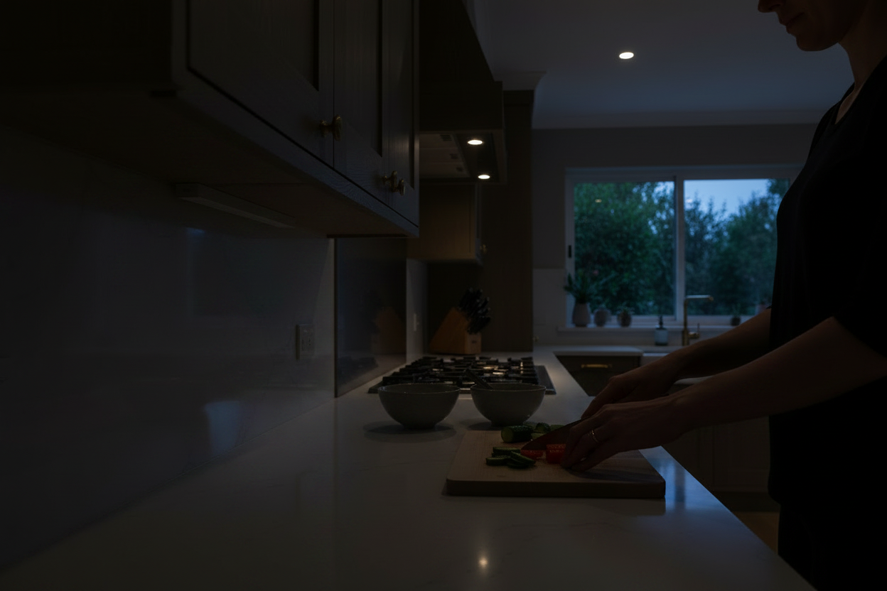Dark Kitchen Scene
